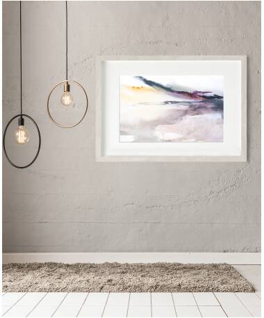abstract watercolor painting by artist pablo lara