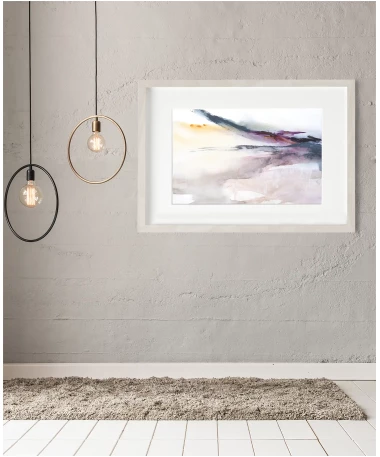 abstract watercolor painting by artist pablo lara