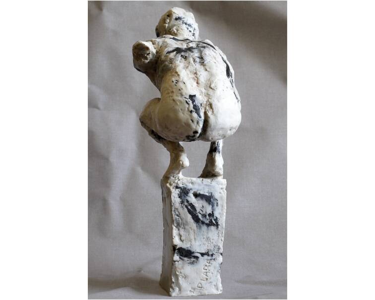 kairos marble sculpture by artist pablo lara