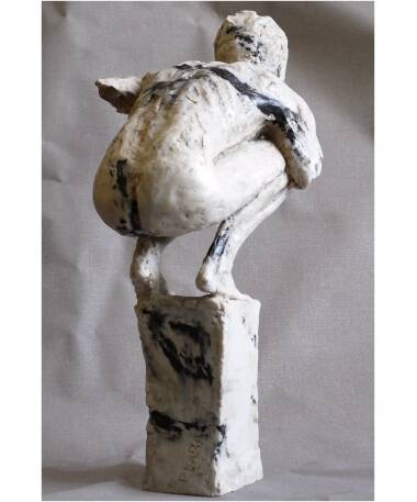 kairos marble sculpture by artist pablo lara