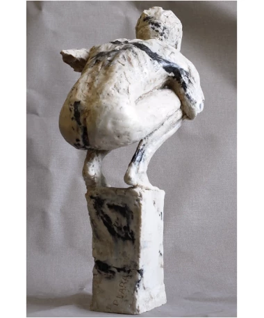 kairos marble sculpture by artist pablo lara