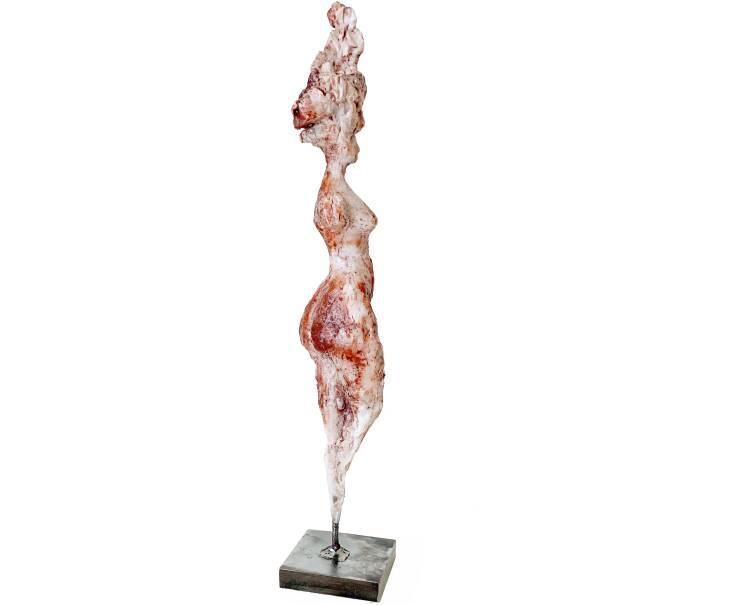 Gar Anat marble sculpture by artist pablo lara