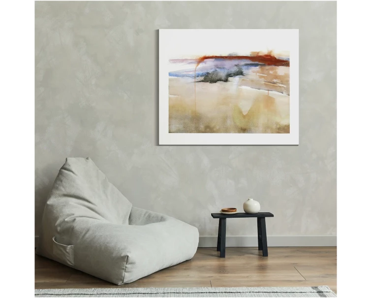 abstract watercolor painting by artist pablo lara